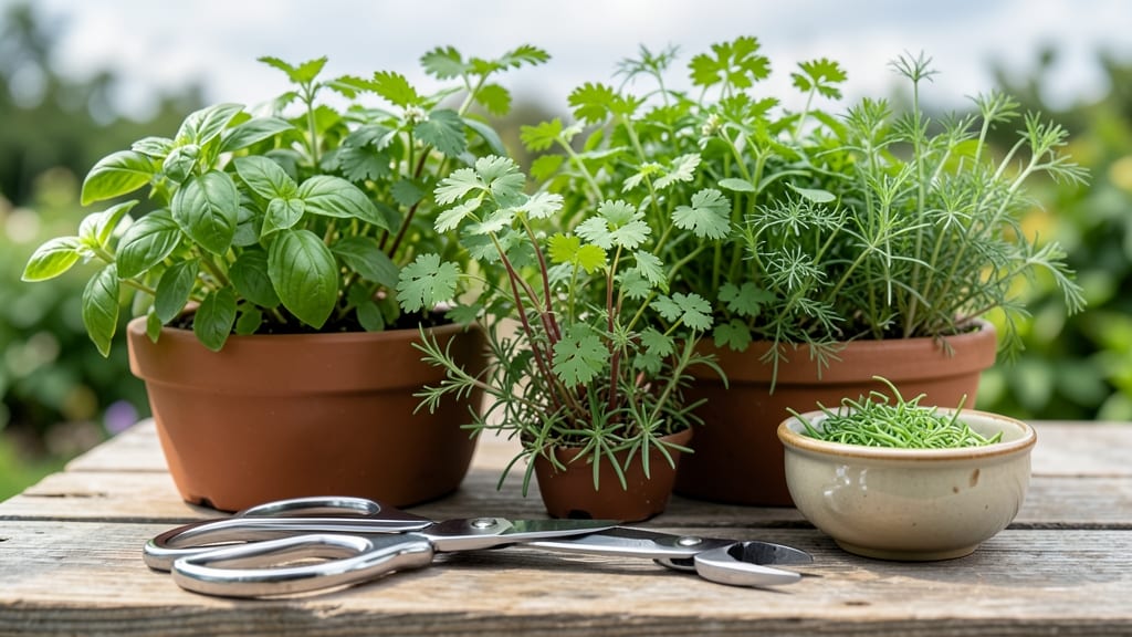 How to Harvest Fresh Herbs: Peak Flavor with the Right Trimming Technique