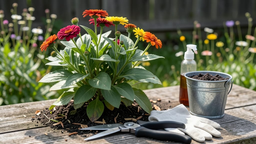 How to Make Zinnias Bushier: Pinch and Prune for Fuller Blooms