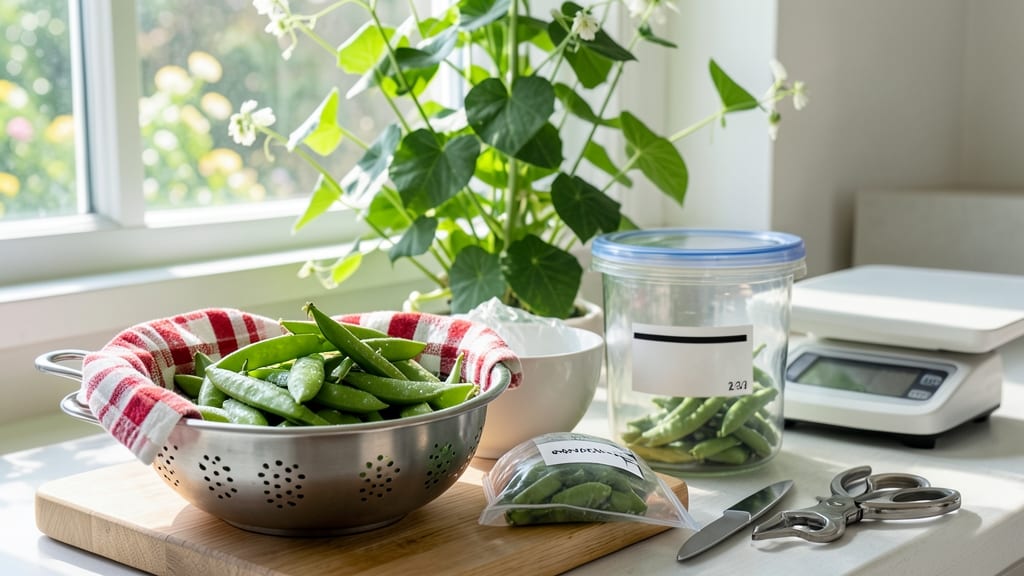 How to Freeze Snow Peas Without Blanching: Crisp-Tender Texture Locked In