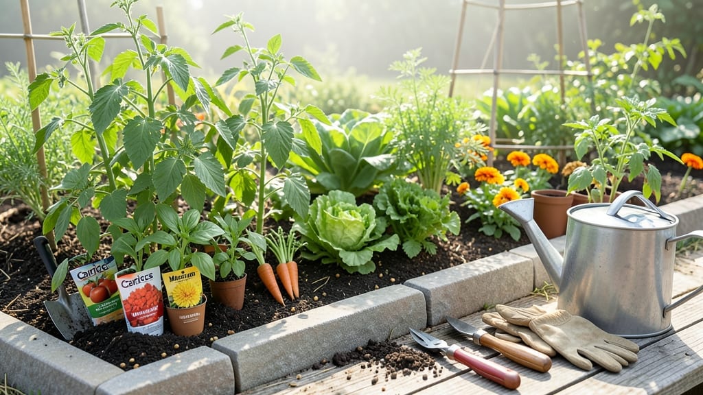 How to Build a Backyard Garden: Layered Layout for Year-Round Blooms