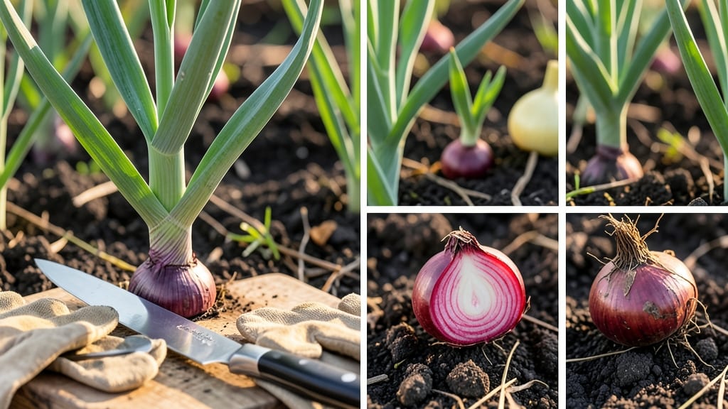 How to Know When to Harvest Red Onions: 3 Size, Color, and Soil Checks for Perfect Pungency