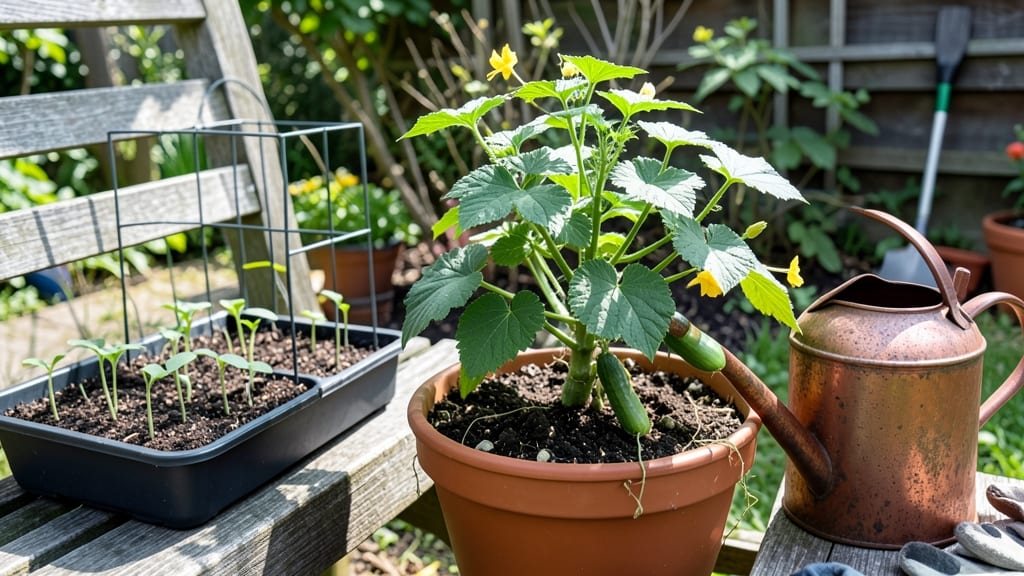 How to Grow Mini Cucumbers in Pots: Compact Vines for Balcony Harvests
