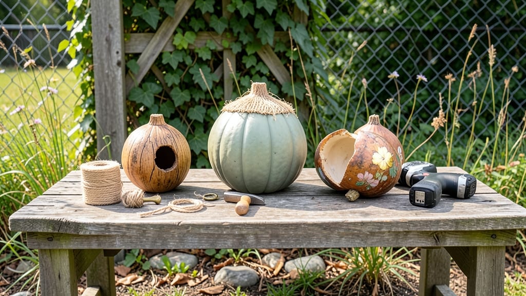 Gourd Birdhouses Hanging: Balanced Weight Tricks for Climbing Plants