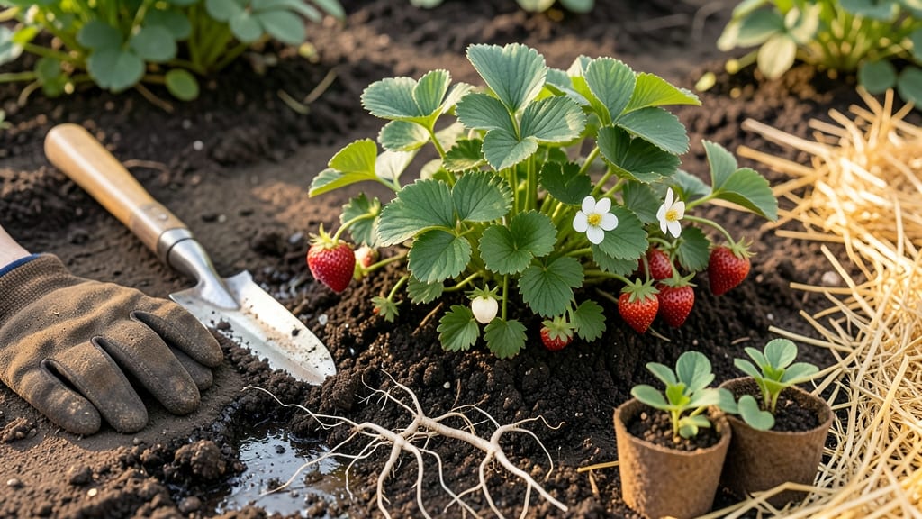 How to Make a Strawberry Bed: Layered Soil Secrets for Year-Round Harvests
