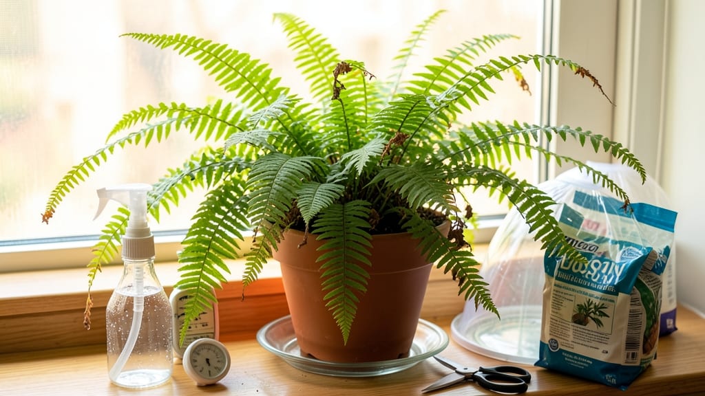 Overwintering Boston Ferns: Root Revival Through Cold Stratification