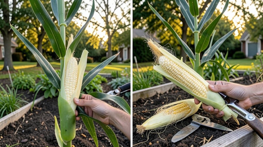 How to Know When Sweet Corn Is Ready: Silk Color & Kernel Plumpness Test