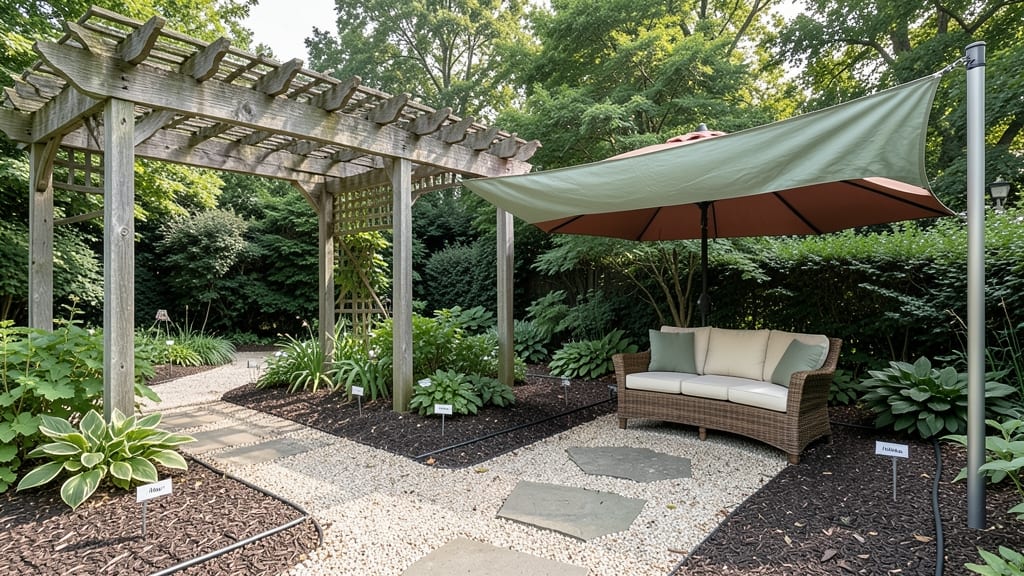 How to Create Shade in Garden: Layered Canopy for Year-Round Sun Control