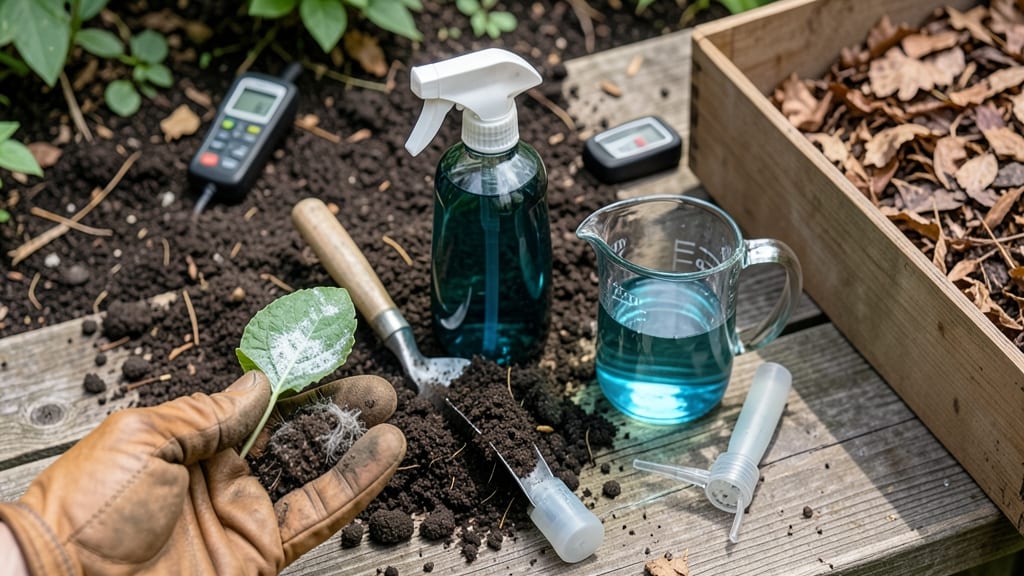 How to Disinfect Soil From Fungus: Hydrogen Peroxide Soak for Sterile Beds