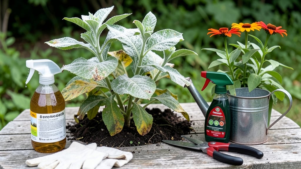 How to Get Rid of Powdery Mildew on Zinnias: Baking Soda Spray That Stops Fungus Fast