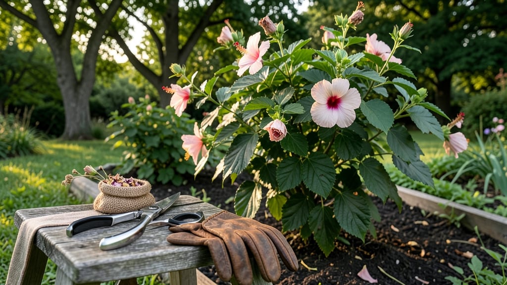 How to Deadhead Hardy Hibiscus: Pinch-Bloom Technique for Longer Foliage Life