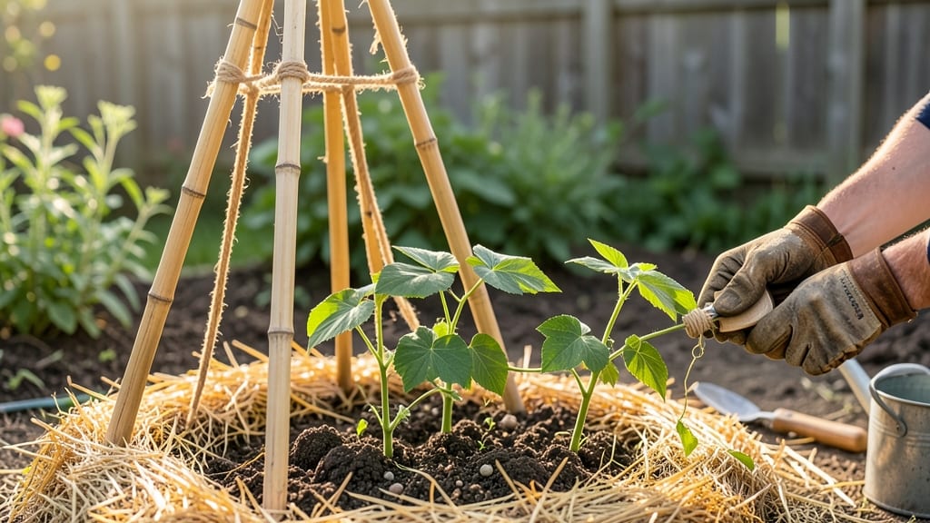 How to Make a Teepee Trellis: Sturdy DIY Support for Pole Beans and Morning Glories