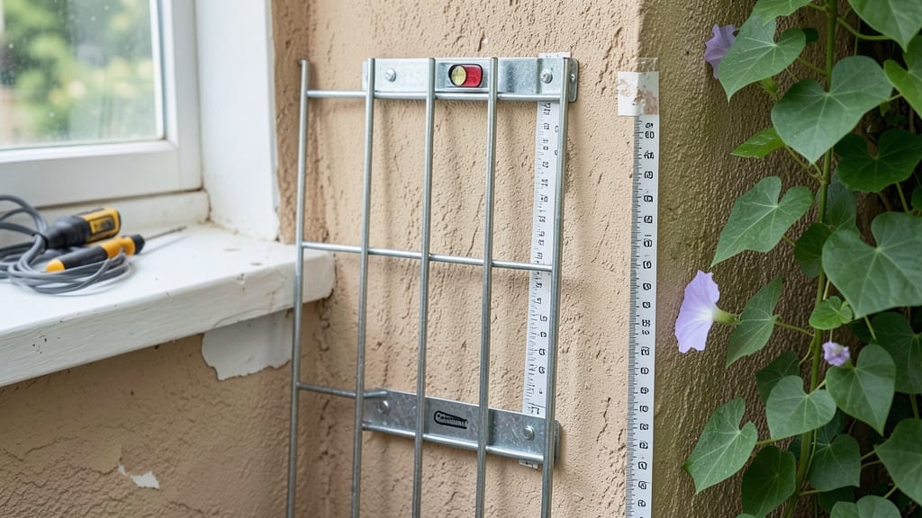 How to Attach Trellis to Wall Without Drilling: No-Damage Adhesive System for Heavy Plants