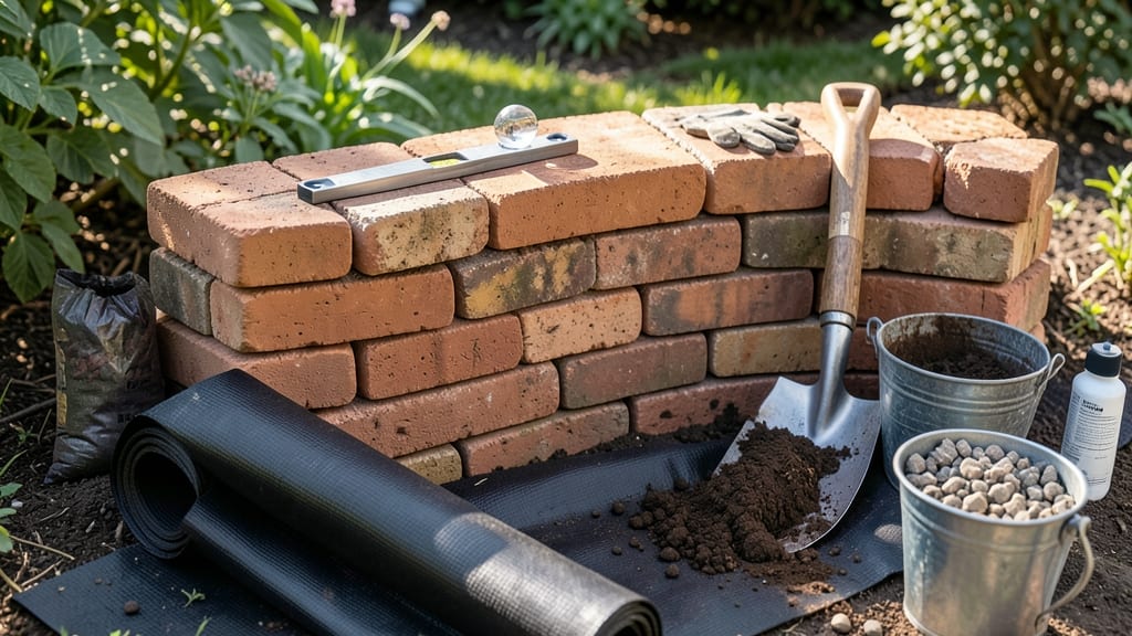How to Build a Brick Planter: Sturdy Raised Garden Beds With Built-In Drainage