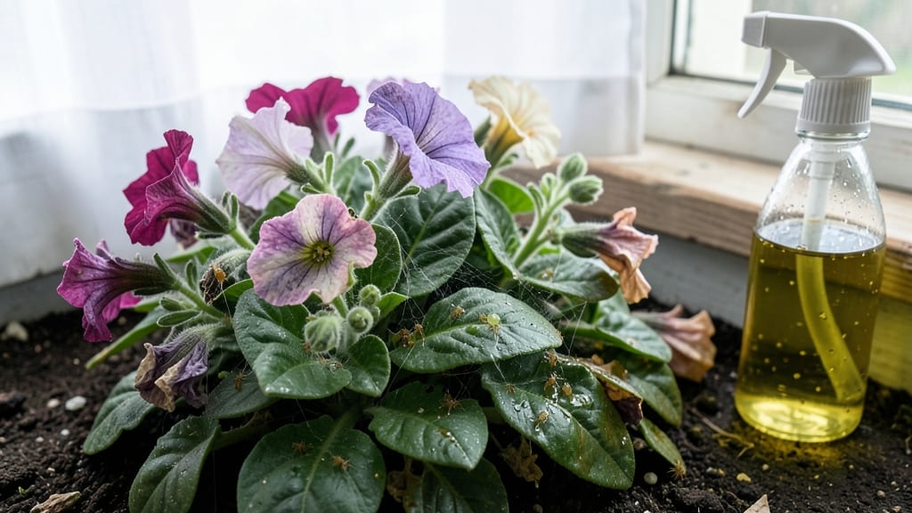 Combat common petunia pests naturally