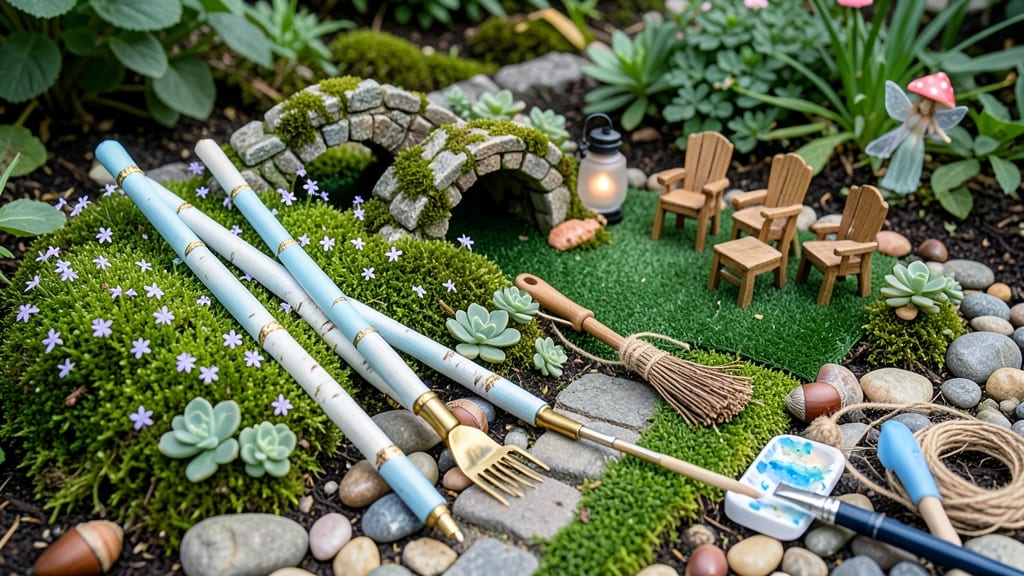 How to Make Fairy Garden Stakes: Whimsical Wooden Supports for Tiny Landscapes
