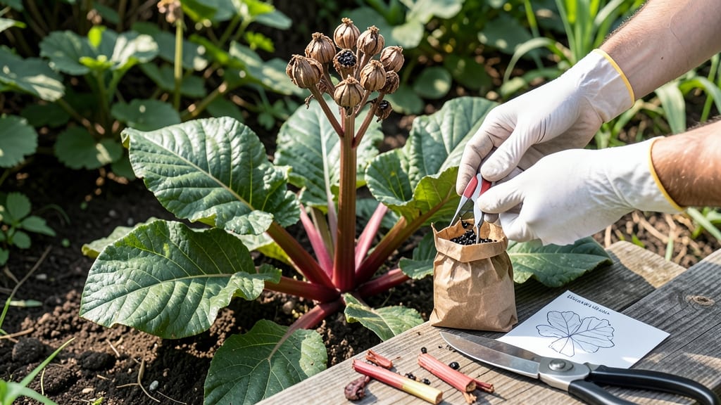 How to Collect Rhubarb Seeds: Patient Gardener’s Guide to Next Year’s Harvest