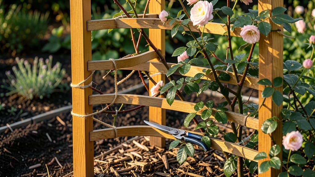 Climbing Rose Trellis Build: Sturdy DIY Frame for Year-Round Blooms