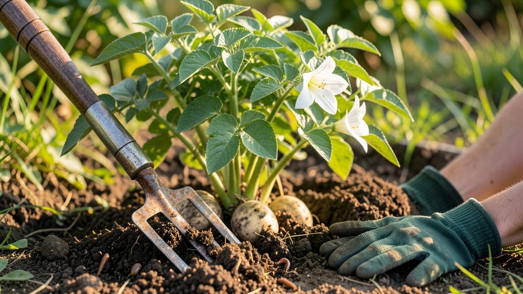 Hilling Up Potato Plants: The Key to Bigger Harvests and Stronger Stems