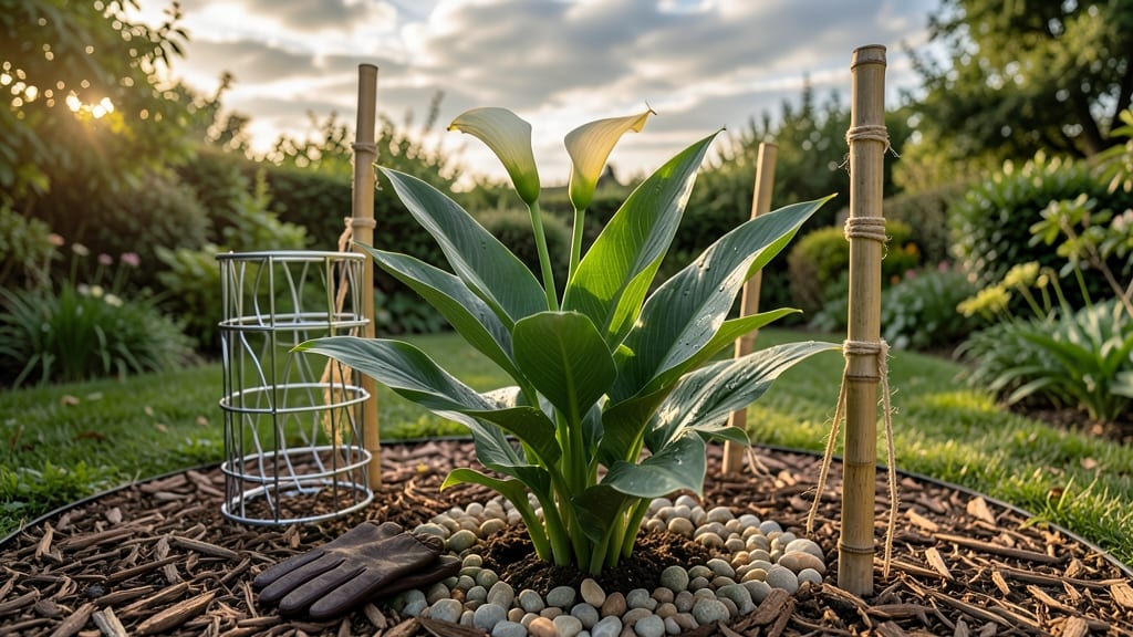 How to Keep Calla Lily from Falling Over: Sturdy DIY Stake Support for Towering Blooms