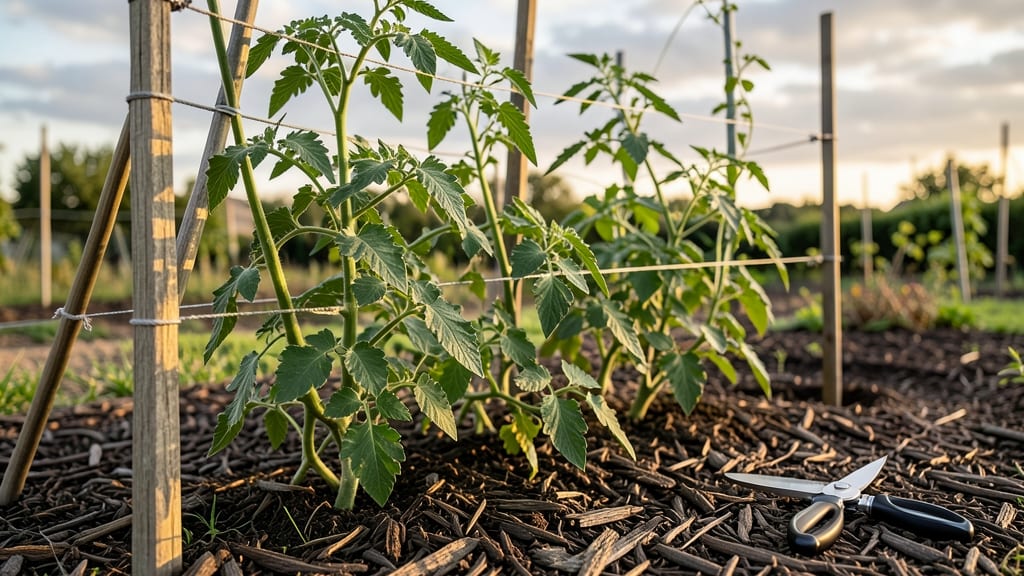 How to Grow Tall Tomato Plants: Trellis Training Secrets for Sky-High Harvests