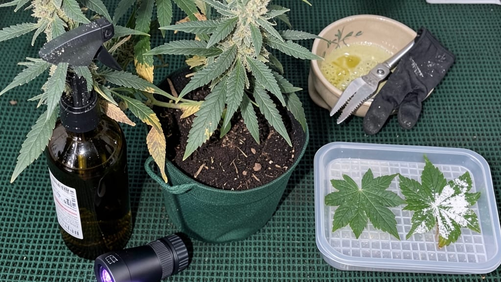 How to Get Rid of Mold on Cannabis Plants: Neem Oil and Pruning Combo That Stops Regrowth