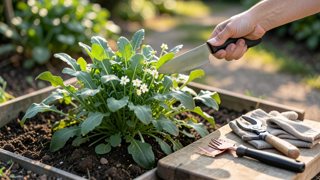 How to Cut Arugula: Stem-to-Leaf Harvesting for Maximum Freshness