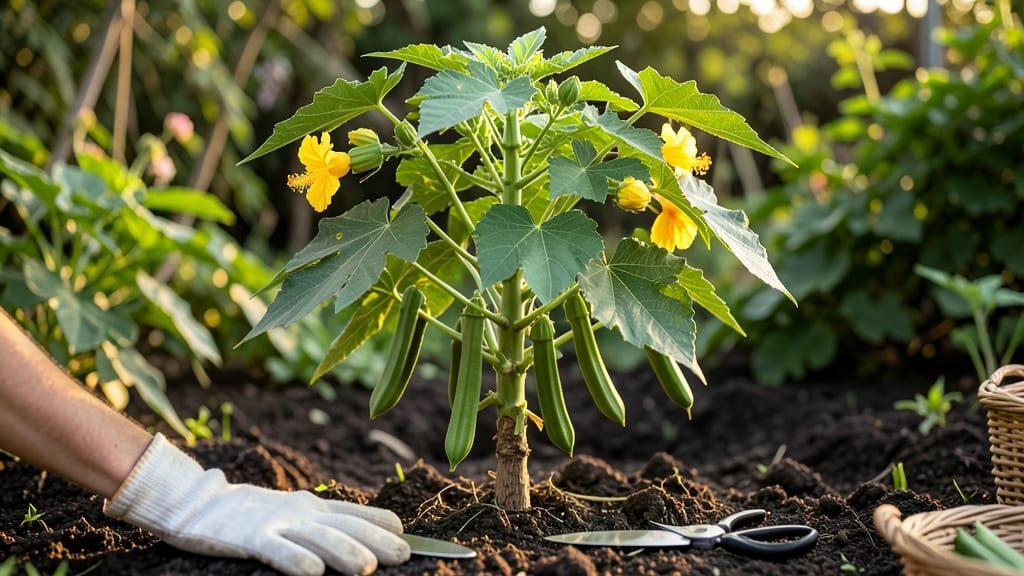 How to Know When to Pick Okra: 3 Tactile Tests for Peak Texture